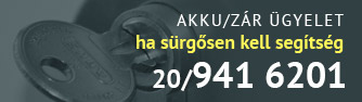 Akku/zár ügyelet ha sürgősen kell segítség +36-20-941-6201 - zárbetét, hevederzár